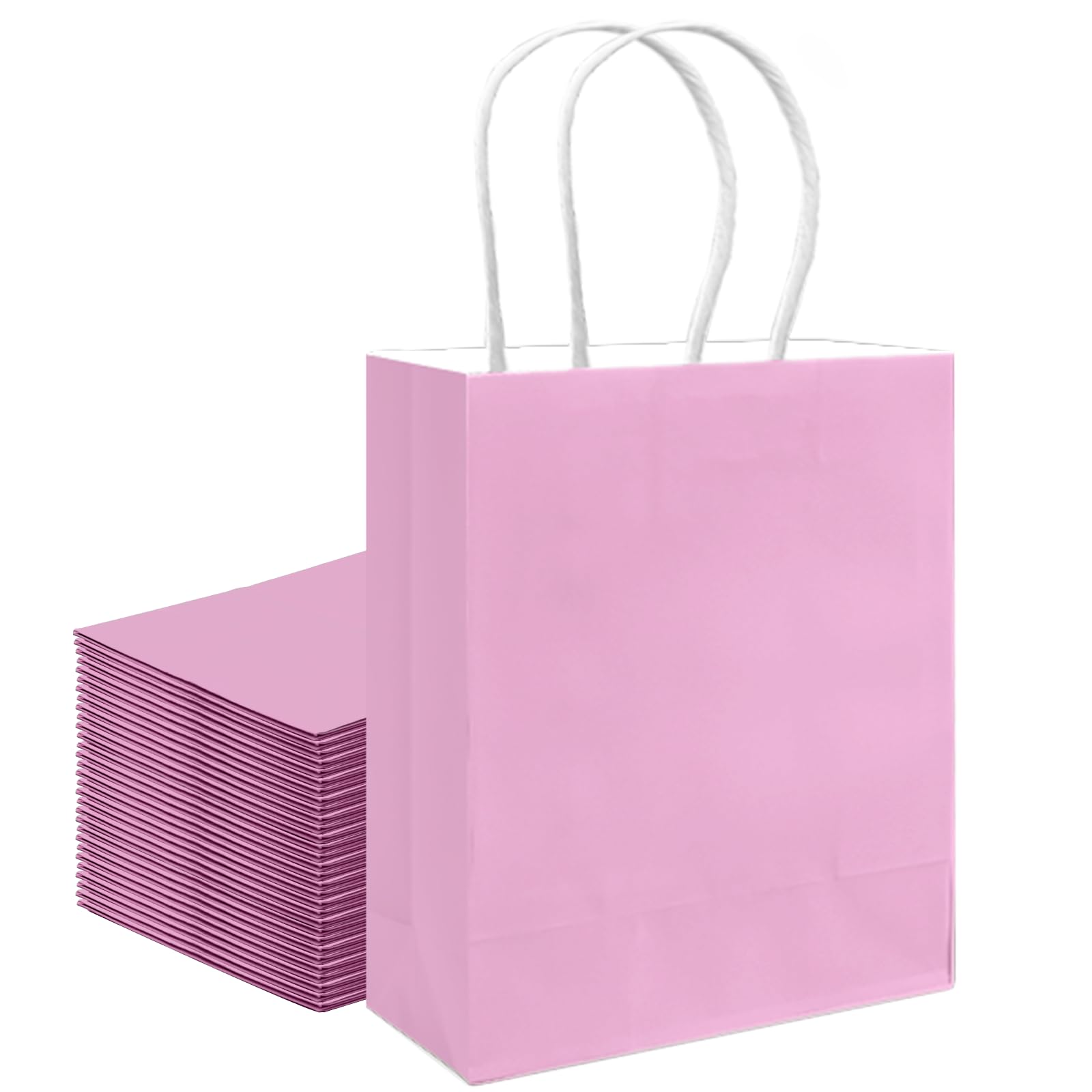 Gcardist 30-Packs schwarzes Geschenk Taschen mit Griffen Bul