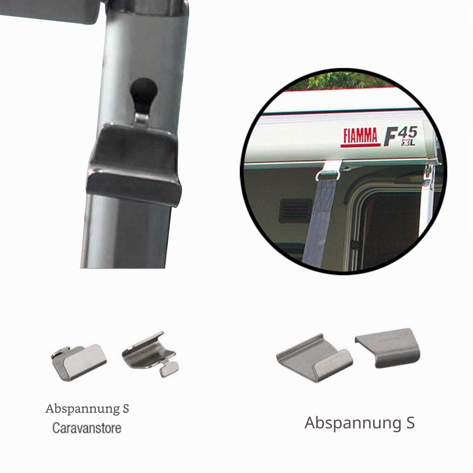 ProPlus Abspannset Tie Down Max 10 TLG. für Fiamma & Omnistor Markisen Sport & Freizeit