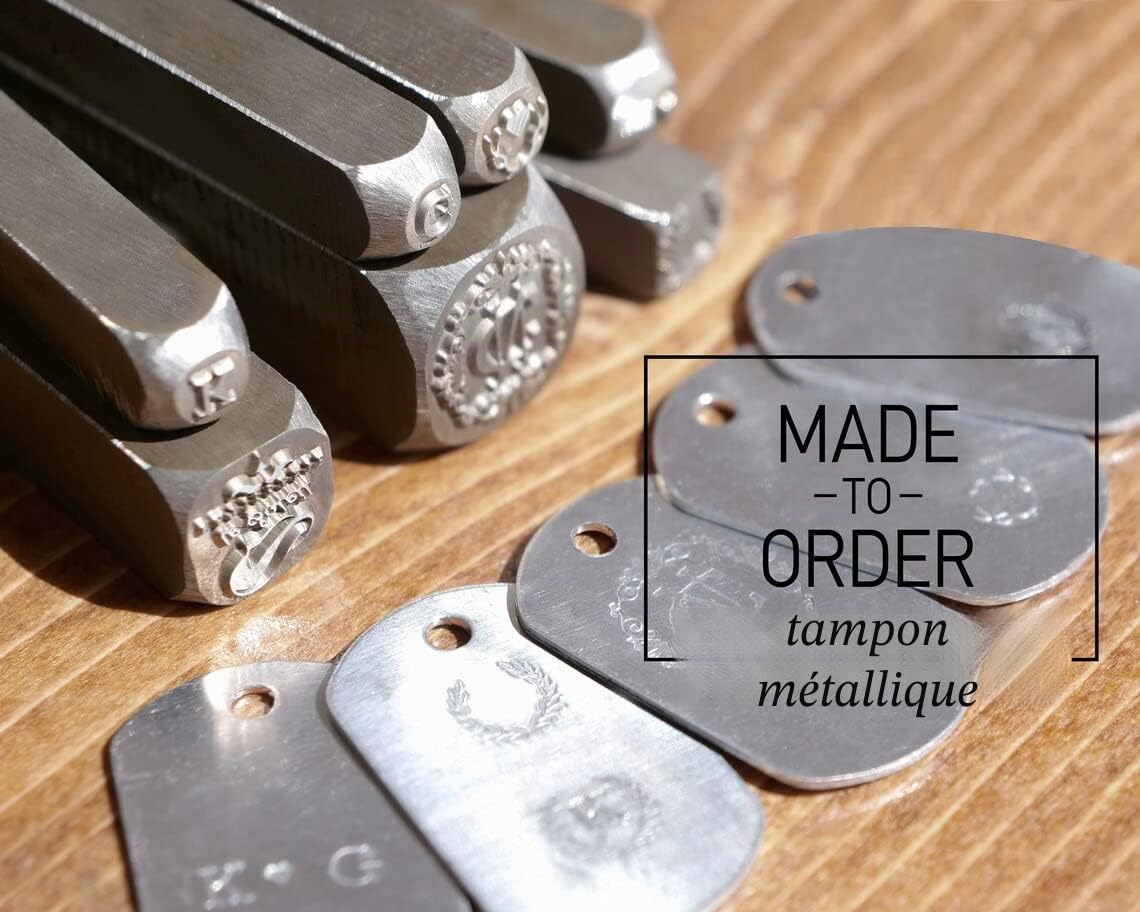Timbre En Métal Personnalisé - Poinçon En Acier Avec Logo D'Entreprise, Marquage Tactile Forgé, Fait À La Main, Moule Pour Logo