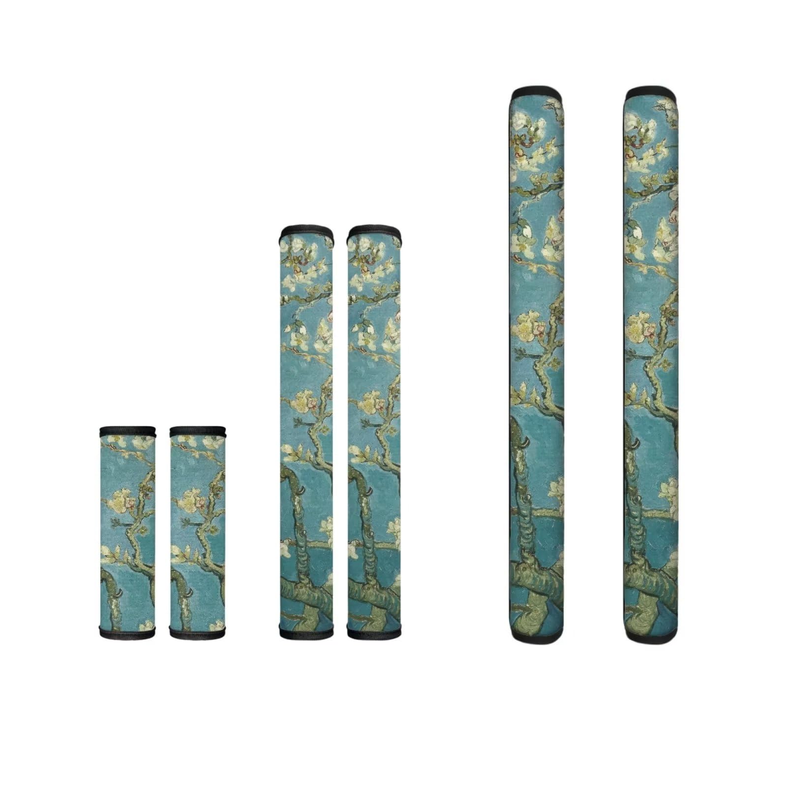 MintulipyRefrigerator Door Handle Cover Van Gogh Almond Blossom Set of 6 Keep Appliance Clean for Fridge Microwave Stove Dishwasher Kitchen Decor Accessories