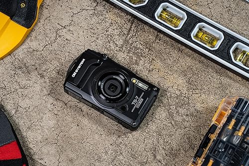 OM SYSTEM Olympus Tough TG-7 Black Underwater Camera, Waterproof, Freeze Proof, High Resolution Bright, 4K Video 44x Macro Shooting (Successor Olympus TG-6)