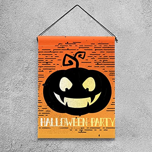 Drapeau de jardin citrouille double face résistant intempéries Halloween - 4