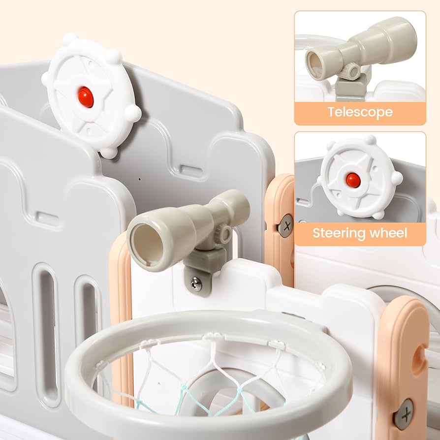 専用 BABY Amazon.com: 8-in-1 Toddler Indoor Playground with Slide