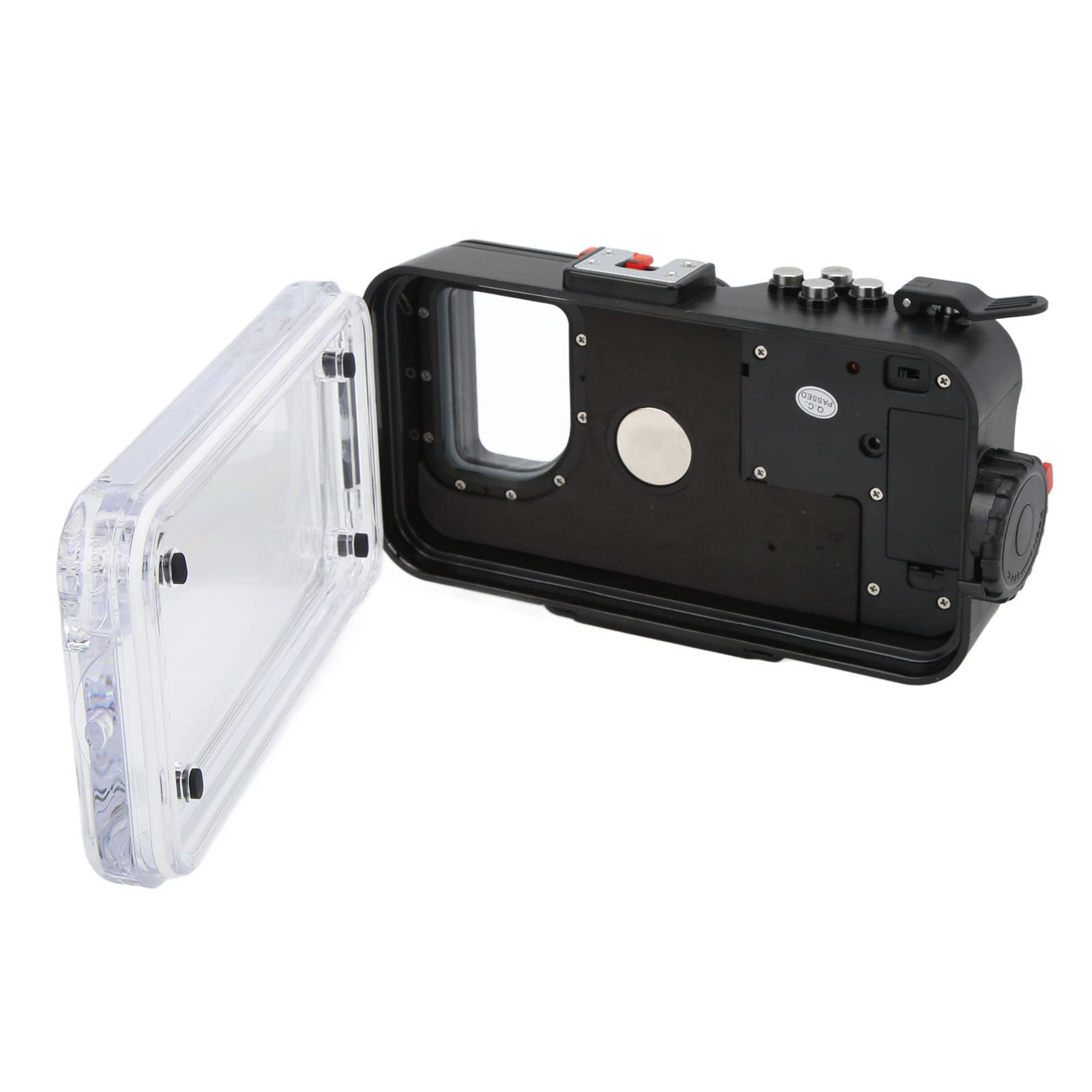 Custodia per telefono subacquea con controllo wireless, SF‑PH‑01 Custodia video per fotografia subacquea con cordino [40 M/131 Ft], custodia impermeabile per tutti gli smartphone di meno di 6,5