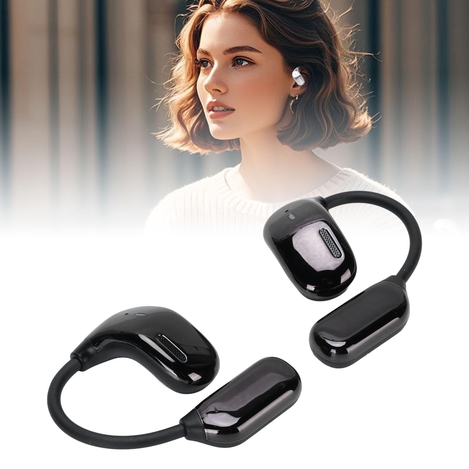 Fabater Cuffie per Traduzione Cuffie Efficaci per Traduttore Linguistico HD Wireless per Viaggiatori PC+ABS