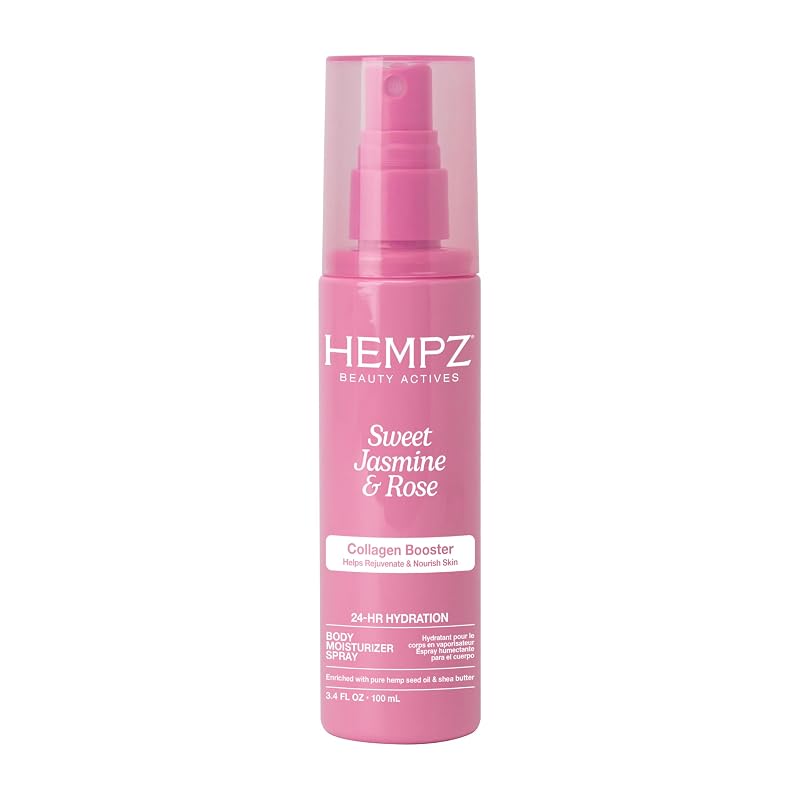Loção hidratante corporal em spray Hempz Sweet Jasmine & Rose, 100 mL
