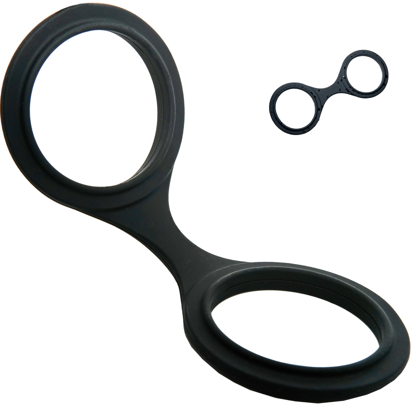 Handcuffs Silicone Toys, Training and Play Props, Suitable for a Variety of Occasions（Black）-image-17