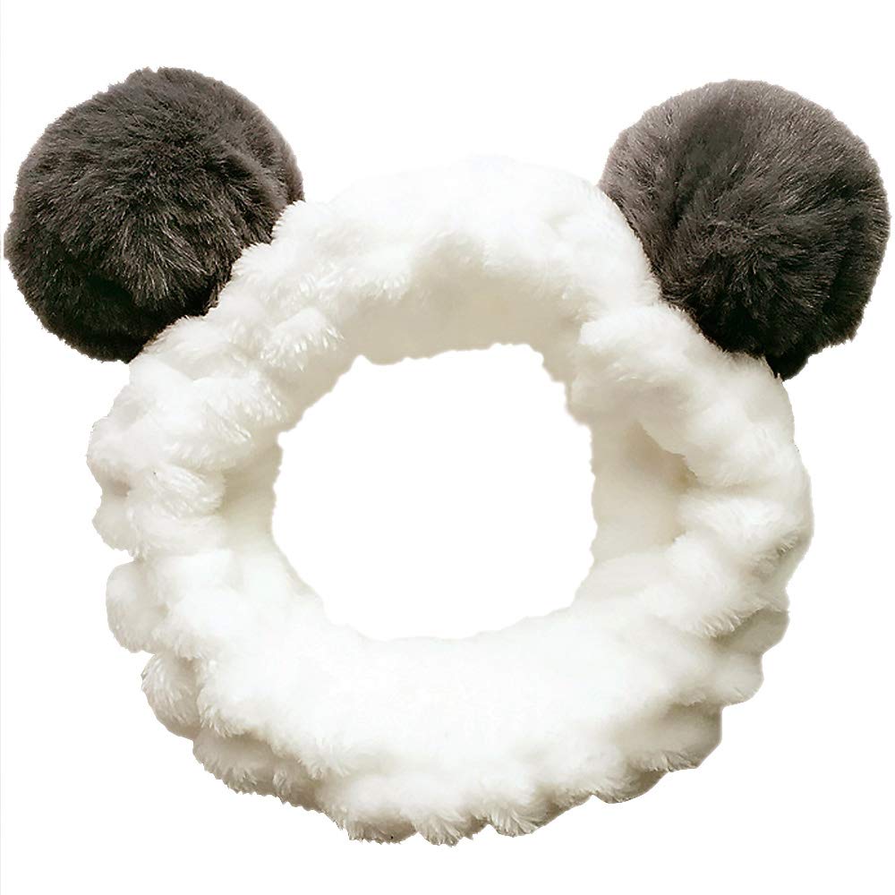 Huachi Women's Cute Panda Ears Hair Bands for Makeup