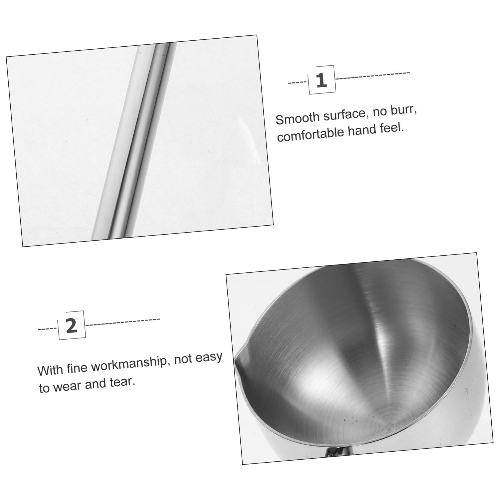 Alipis 4 Cucharas De Acero Inoxidable Cuchara De Agua Cucharón De Metal Cuchara De Aceite De Acero Inoxidable Cucharón De Agua De Cocina Cucharón De Para El Hogar