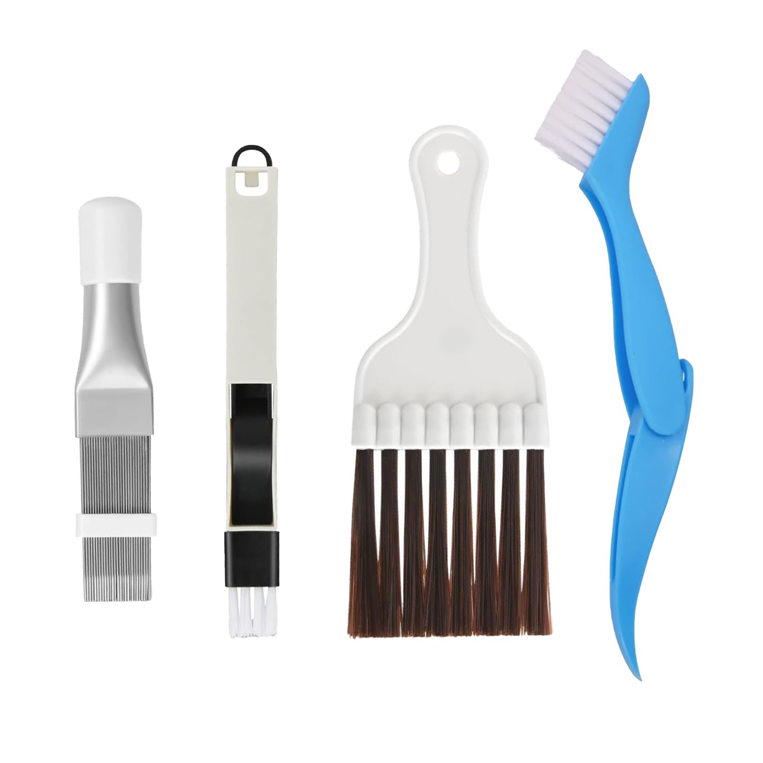 Cepillo Aire Acondicionado, Cepillo Limpieza Condensador, Peine Radiador, Peine Aletas 4 Piezas