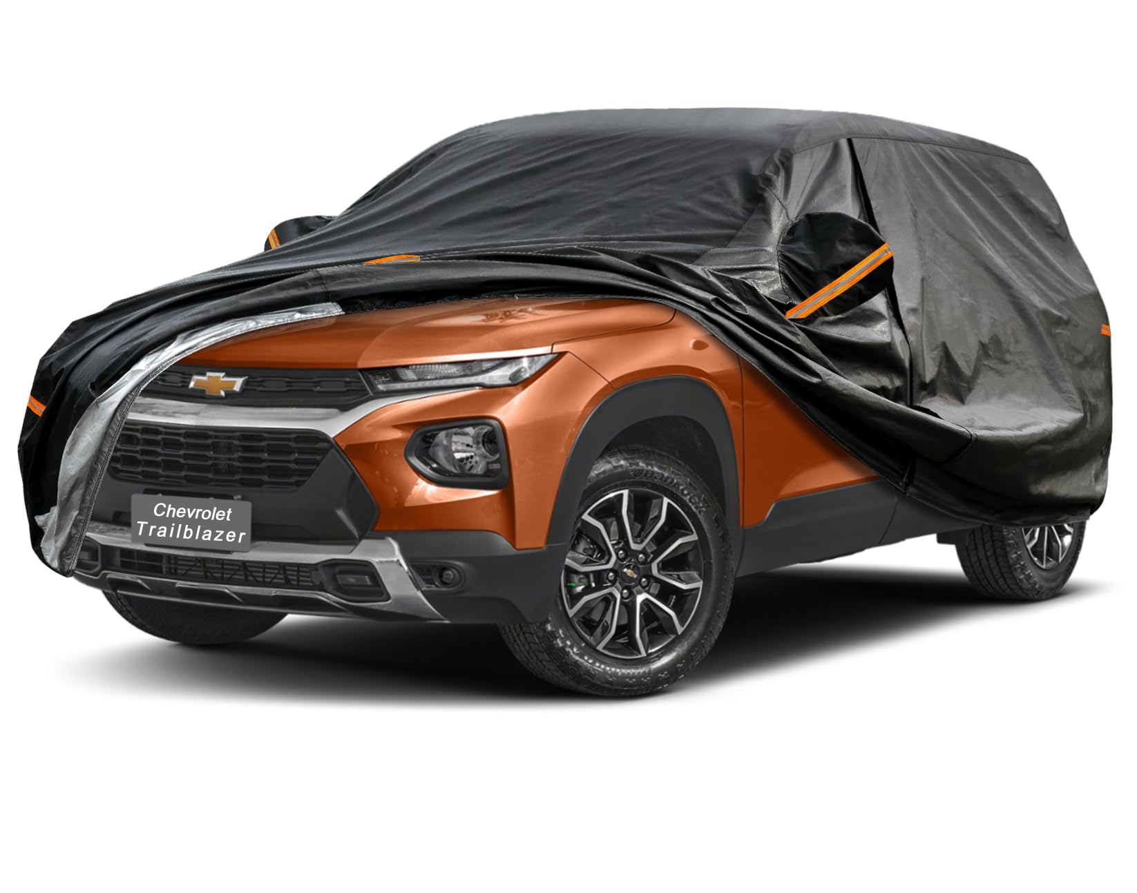 GUNHYI 7 Layers SUV Car Cover Custom Fit Chevrolet Trailblazer (2020-2025) | All-Weather Waterproof Heavy-Duty Fabric, scratch-proof cotton lining, outdoor sun/rain/snow/wind/dust protection.