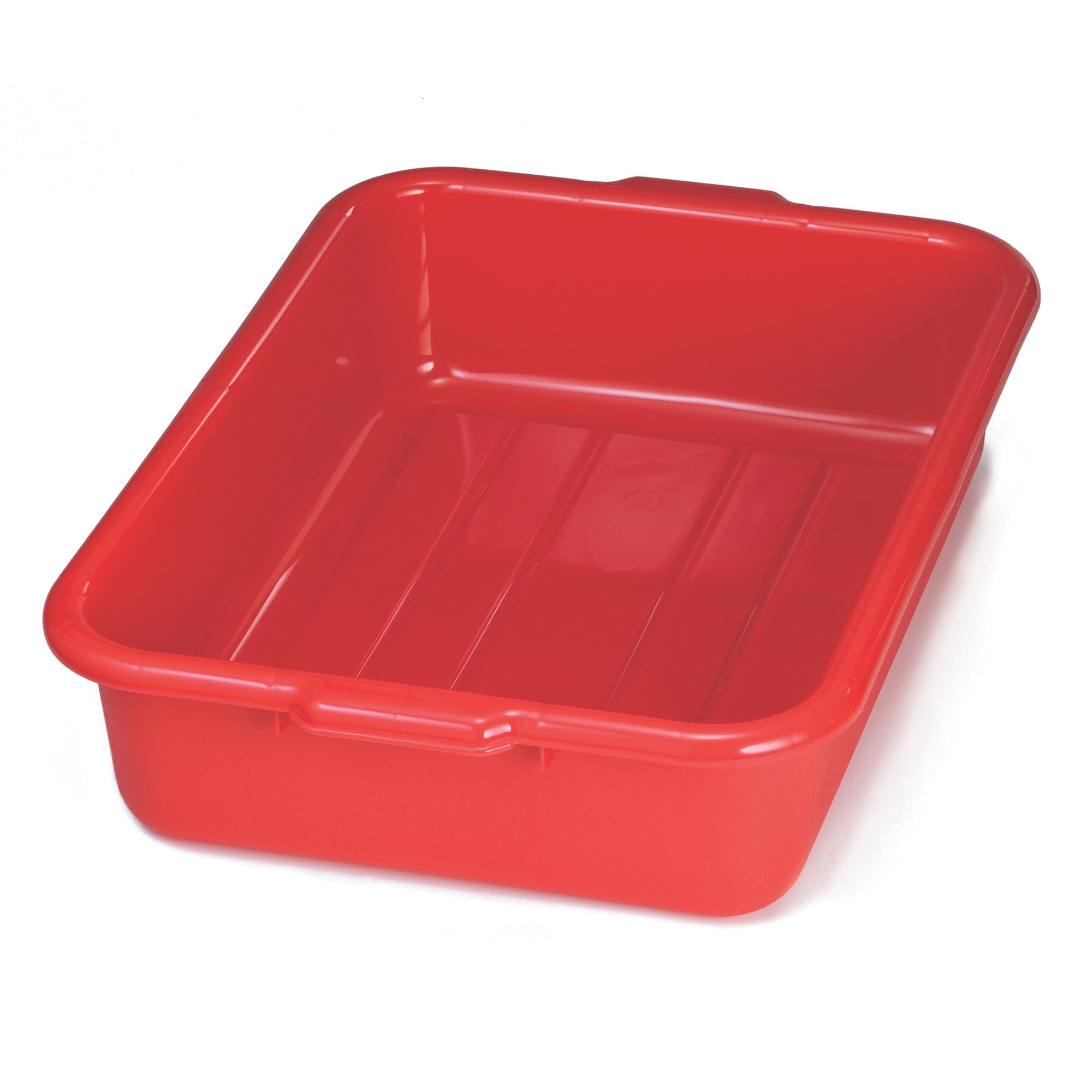 Tablecraft1529R Red Polyethylene 21.5" x 15.75" Tote Box - 12 / CS