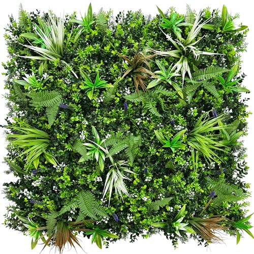 ODTORY Artificial Boxwood Topiary Hedges Panels,40'' x 40'' in(11.5 sqft) UV-Protected Privacy Faux...