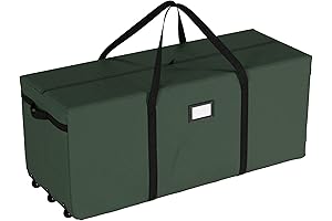 Elf Stor Green Rolling Christmas Tree Storage Bag