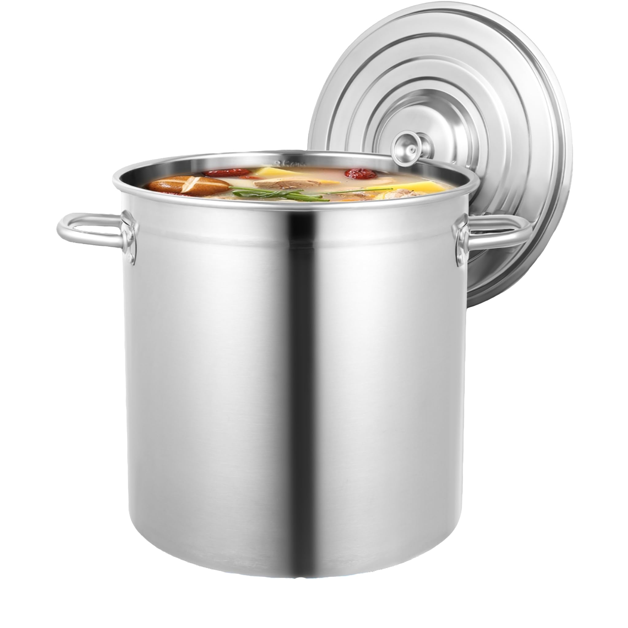 Marmite inox 35 litres faitout électrique grande casserole induction