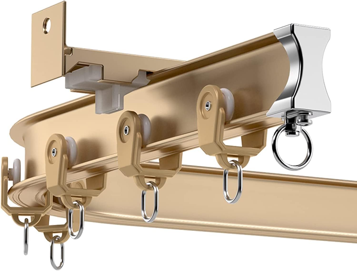 Room Divider Ceiling Track System Shower Curtain Curved