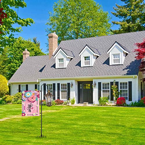 Lopanny Garden Flag Holder Stand - Upgraded 45In Garden Flag Pole With 2 Spring Stoppers And 1 Clip, Yard Garden Flag Holder For Small Flags(Without Solar Lights & Flag) #TOP3