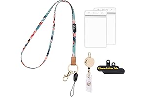 Multifunctional Lanyard Neck Strap with Keychain and ID Holder