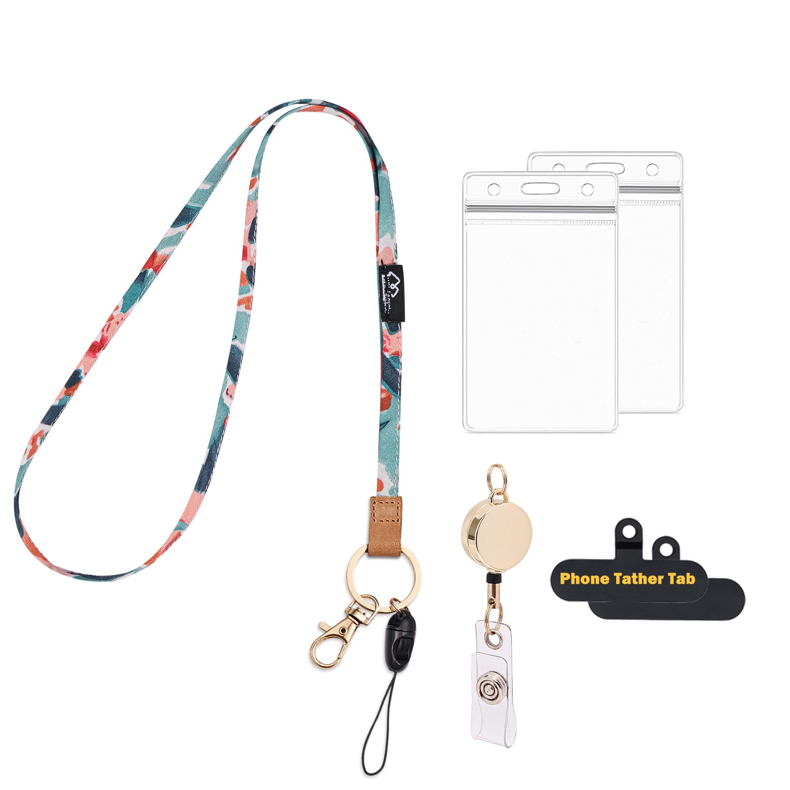 WK IEASON Lanyard Neck Strap Keychain ID Holder Keyring Keys Badge Holder Phone Camera Strap holder Pen Holders