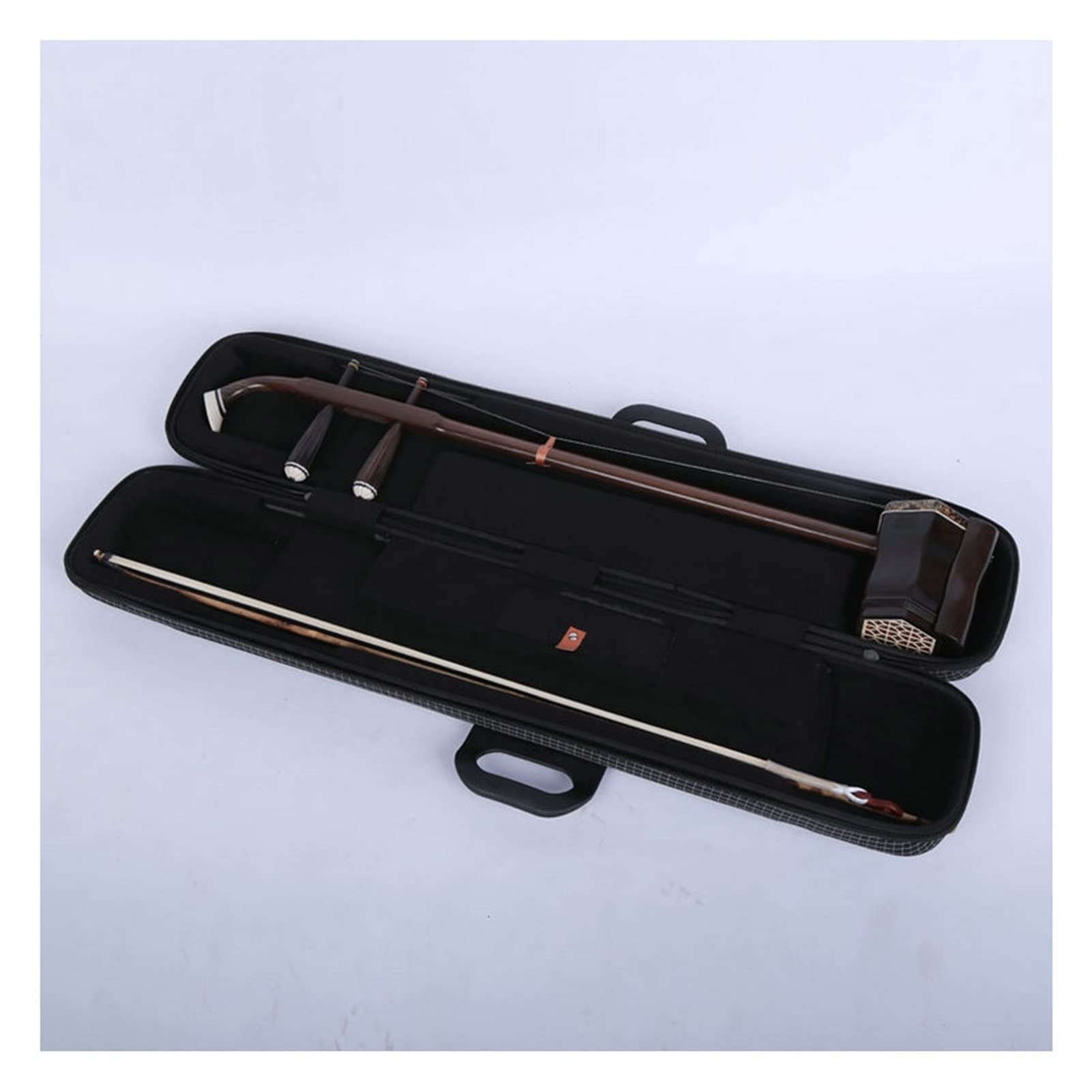 FLFL Gestreiftes Ebenholz Erhu Handgefertigtes Zupfinstrument Anfänger Erhu