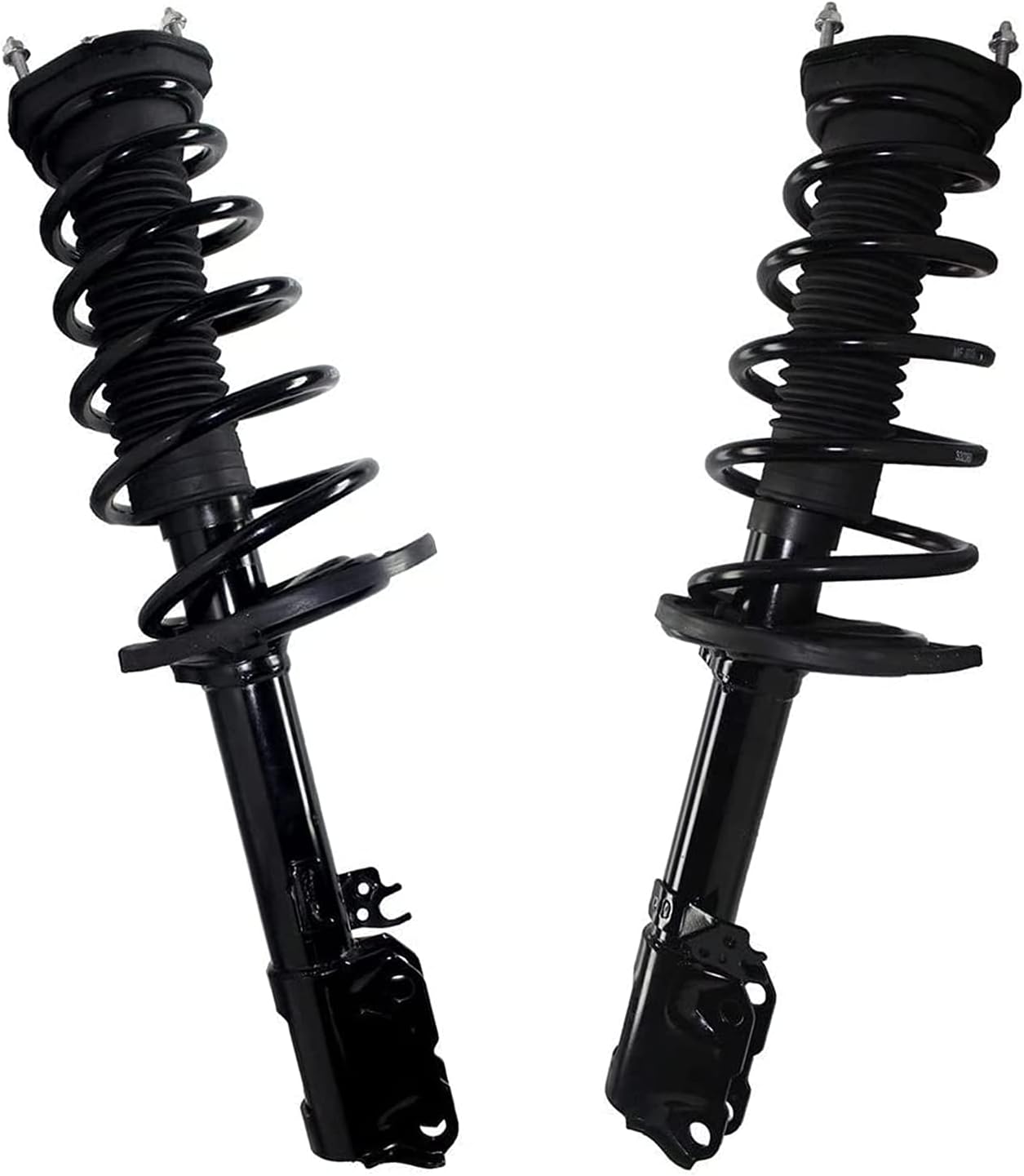 Detroit Axle - Rear Struts Sway Bars for 2004-2006 Toyota Camry Solara Lexus ES330, Complete 2 Struts w/Coil Springs + 2 Rear Sway Bar Links 2005 Replacement Suspension Strut Shock Assembly