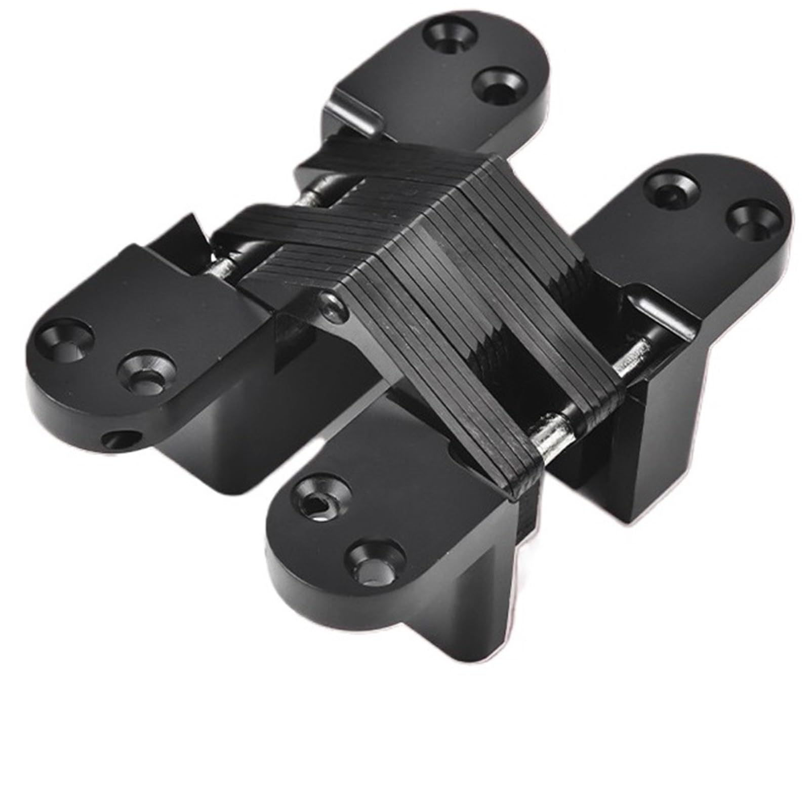2Pcs Conceal Folding Hinge 180 Degrees Door Hinges(13-44mm,Black)
