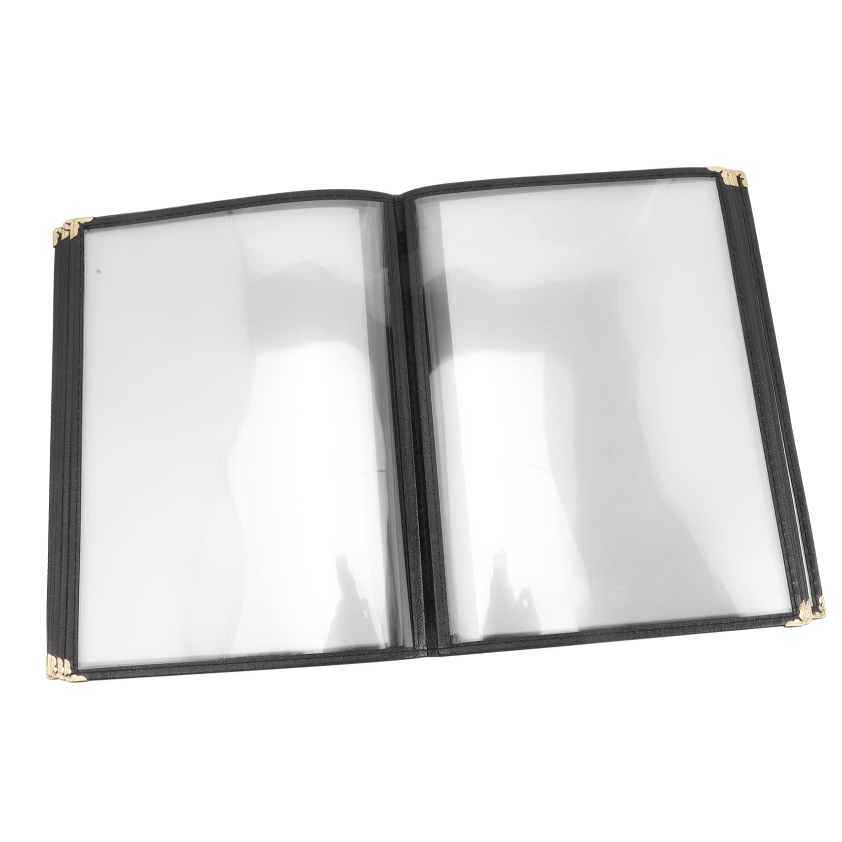HOLIDYOYO Menu Covers Book Clear Protective Film Restaurant Menu Binders Menu Cover Book Menu Book Transparent Restaurant Menu Covers Recipe Holder Menu Covers 8.5 x 14 Cafe Menu Covers PVC