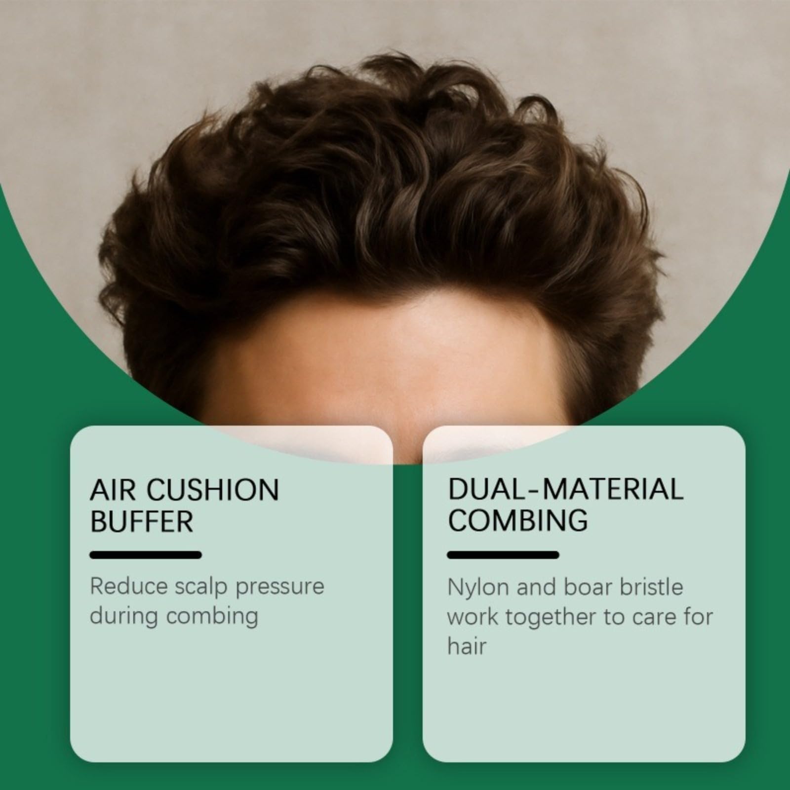 brosse cheveux Brosse à boucler – Fixe et modele les boucles