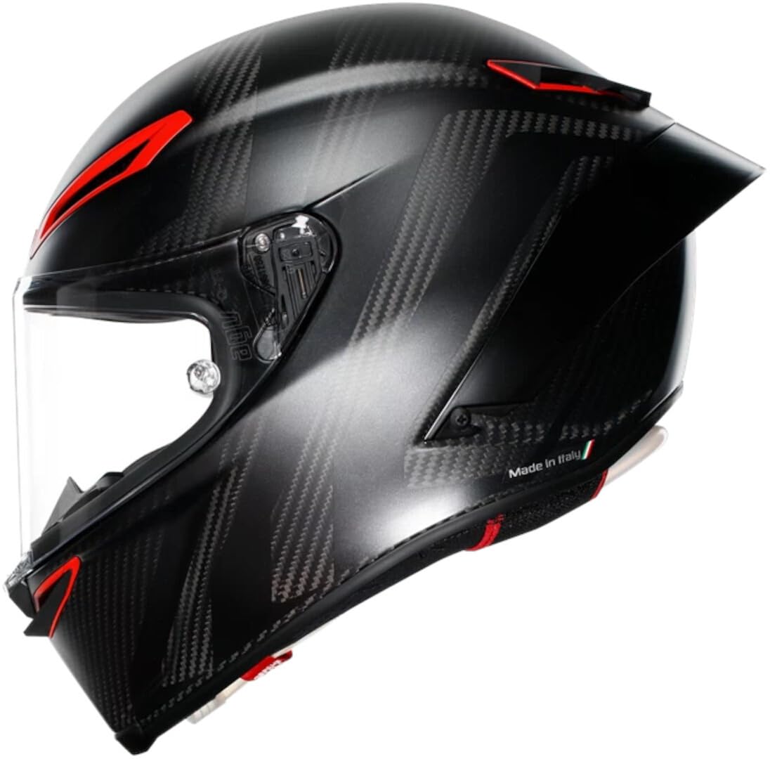 AGV Pista GP RR E2206 DOT MPLK INTREPIDO MATT Carbon/Black/RED XL : Automotive