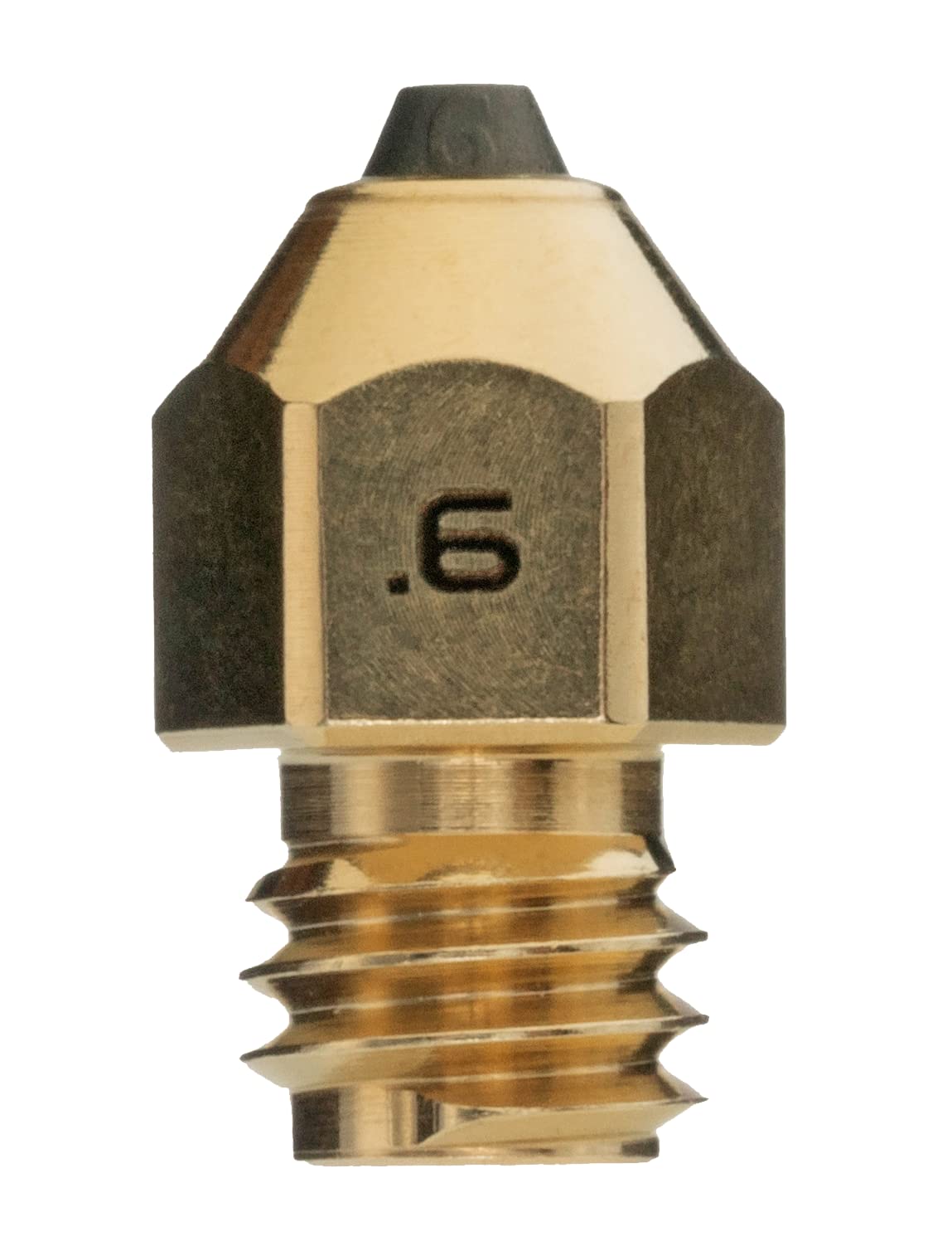 Diamondback Nozzles – MK8 Compatible – Polycrystalline Solid Diamond Tip 3D Printer Nozzles, Improved Extrusion, Any Filament, Long Life, Wear