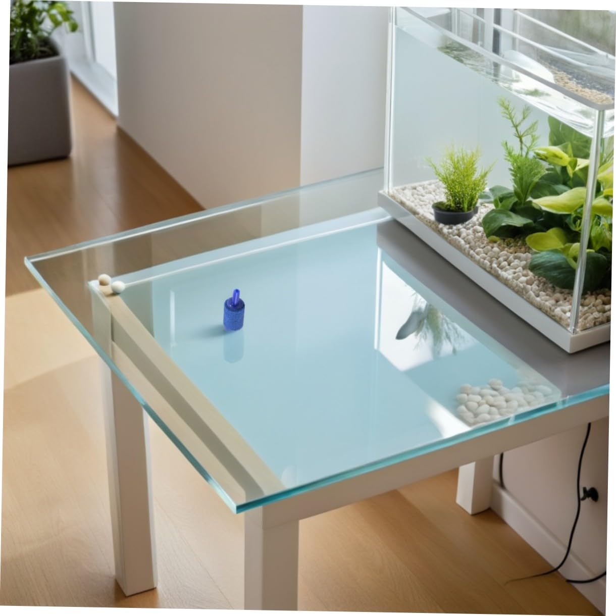 POPETPOP 80 Sztuk Aerator Tlenu I Tlenu Bańka Do Akwarium Bubbler Decked Akcesoria Akwarium Bełkot Akcesoria Do Akwarium Dyfuzor Oul Okrągły Zbiornik Na Ryby Bańka Kamień Ceramika