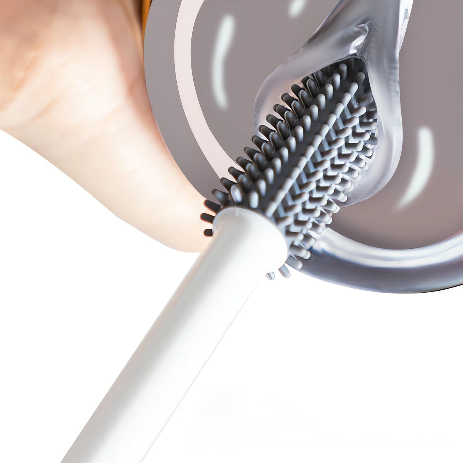 SXOVO Brosse de Nettoyage pour Masturbateur Homme, 22,5 cm Nettoyeur pour Sex Toys, Poupée Sexuelle, Torso, Vagina Factice, Tunnel Anal - Accessoire pour Jouets Sexuels Masculins
