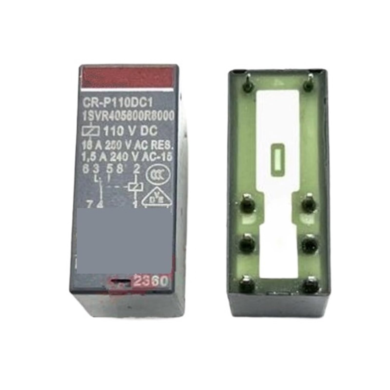 Relais électromécanique CR-P110DC1 110V DC 16A 8PIN pour carte de contrôle