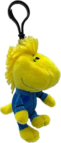 Miniatura 2 de JINX Snoopy in Space Woodstock in Blue Astronaut Suit Clipsters Toy - Perchas de felpa de 4 pulgadas de la serie Apple TV+ para fanáticos a partir
