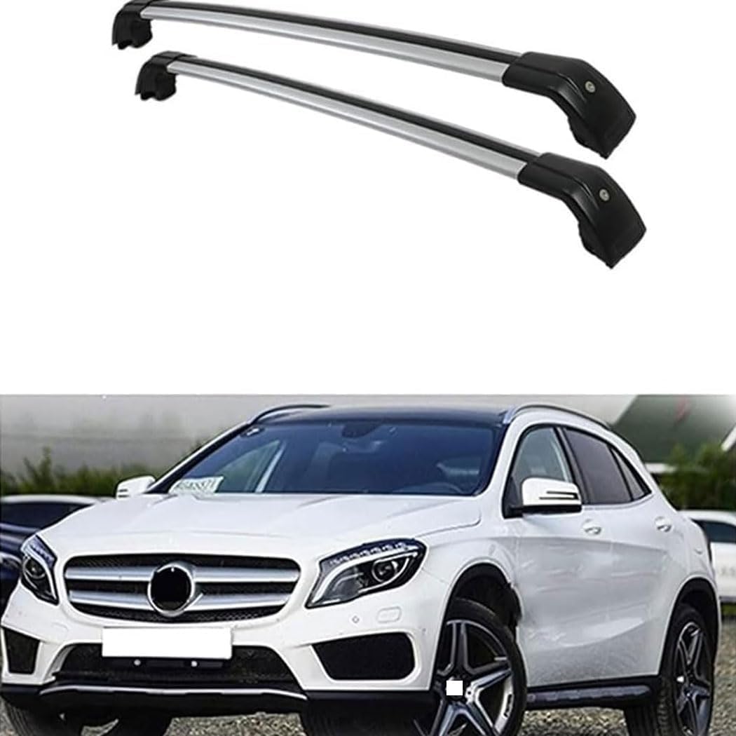 Barres de toit pour Mercedes GLA X156 2013-2019 de couleur noire