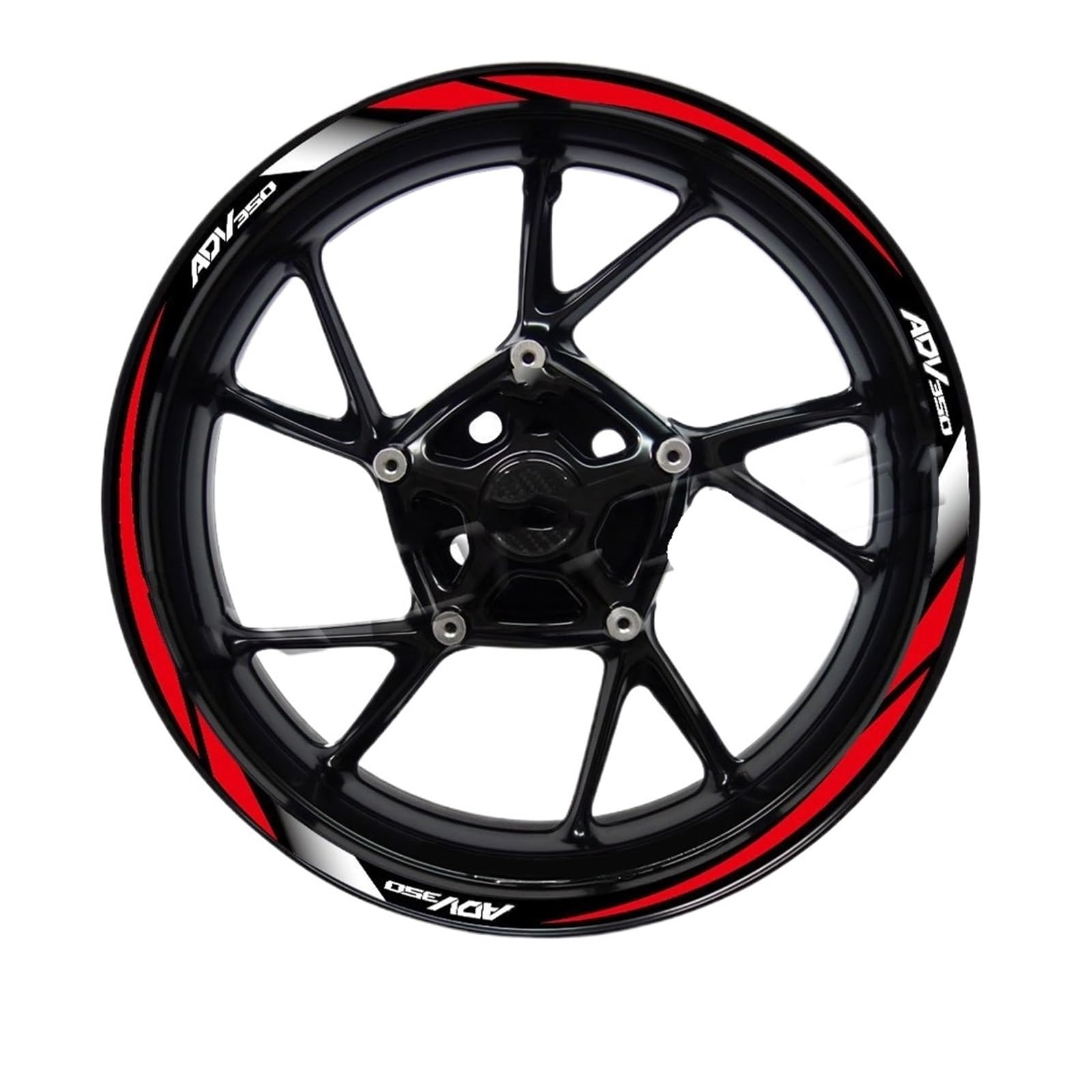 Autocollant roue moto pour personnaliser votre ADV 350 en ville et rando