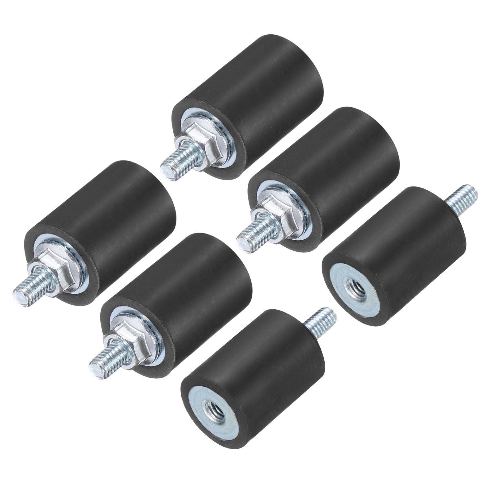 uxcell 4pcs M4x10mm Rubber Isolator Mounts with Studs 15x15mm — Amazon image 11