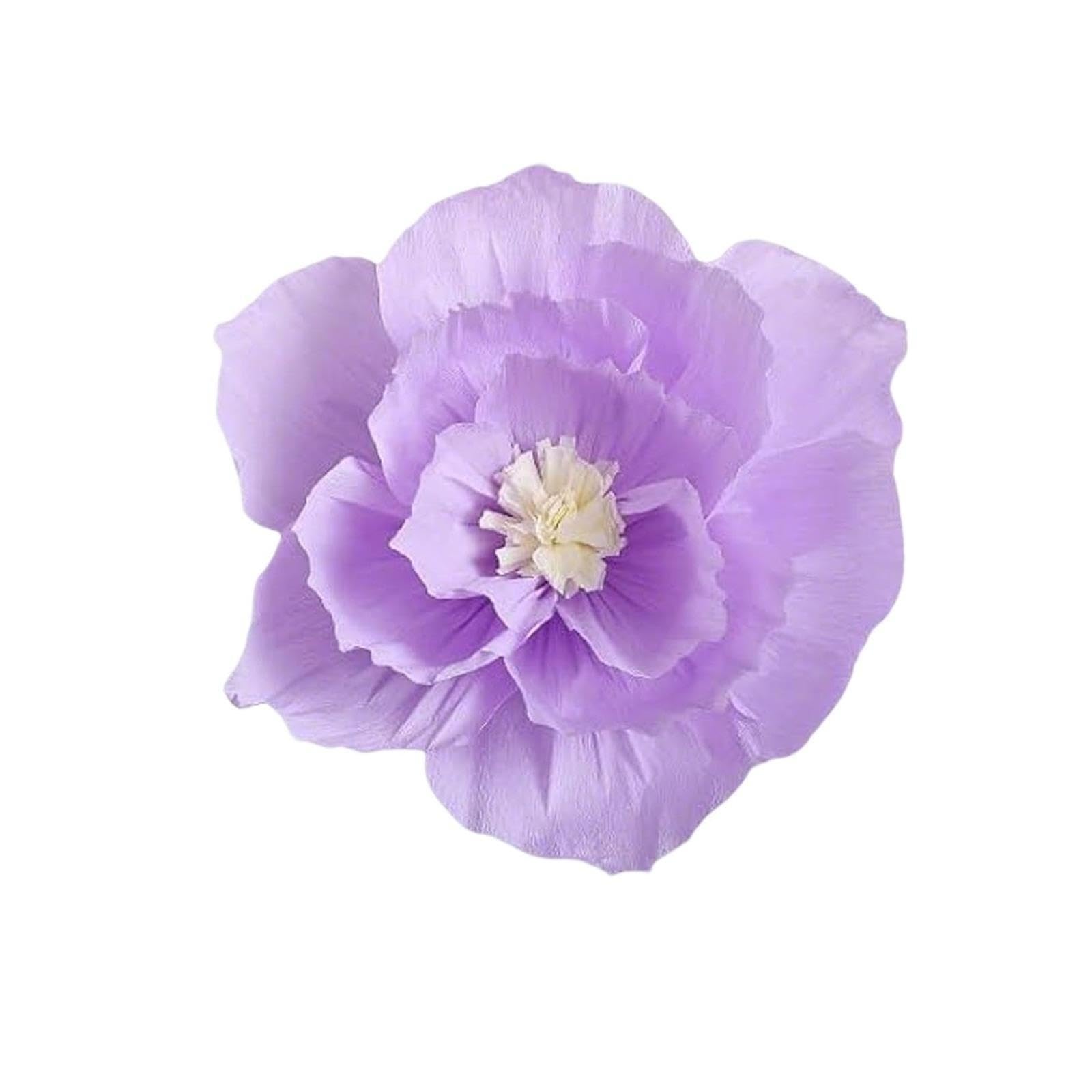 36 Piezas De Decoración Flores Papel Crepé Para Decoraciones