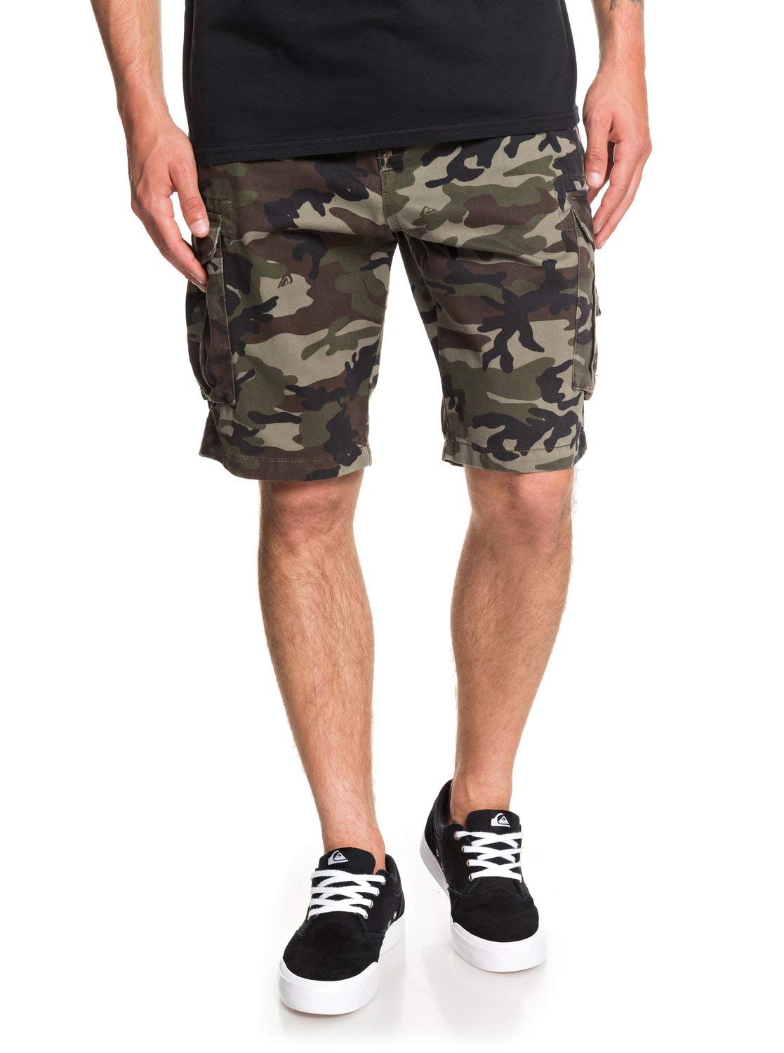 Quiksilver Crucial Battle - Short Cargo para Hombre Walk Shorts, Hombre, Camo Print Crucial Battle, 31