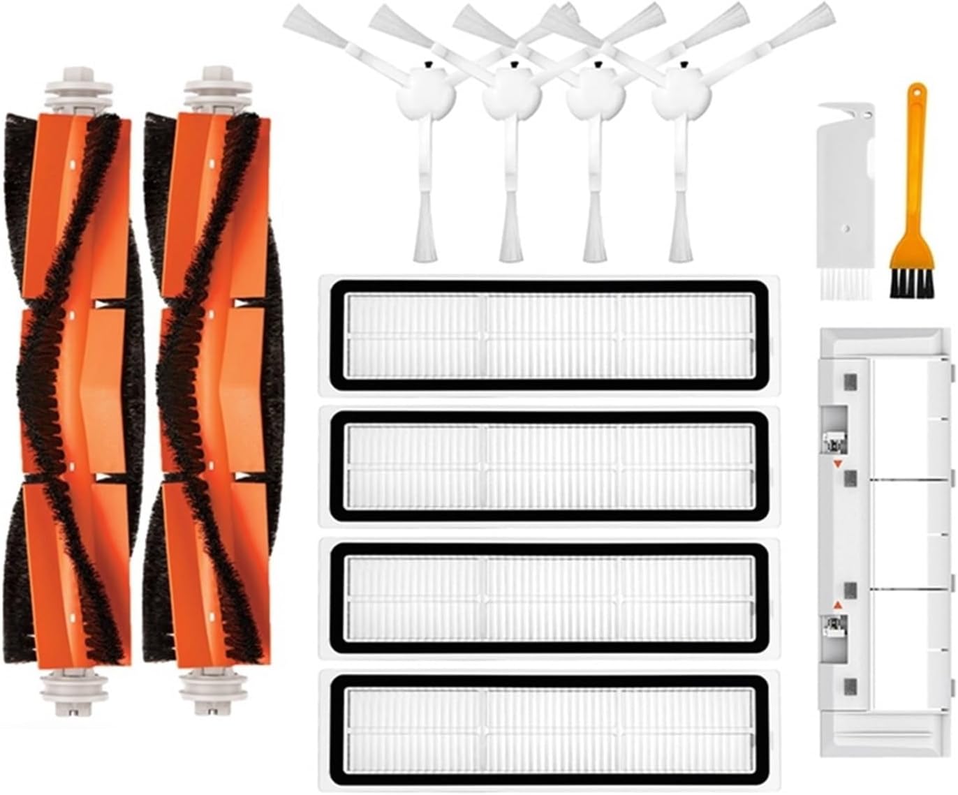 Main Side Brush Filter Replacement ，Compatible for Xiaomi Dreame Bot D9 / D9 Pro / D9 Max ，Compatible for Dreame L10 Pro Robotic Vacuum Cleaner
