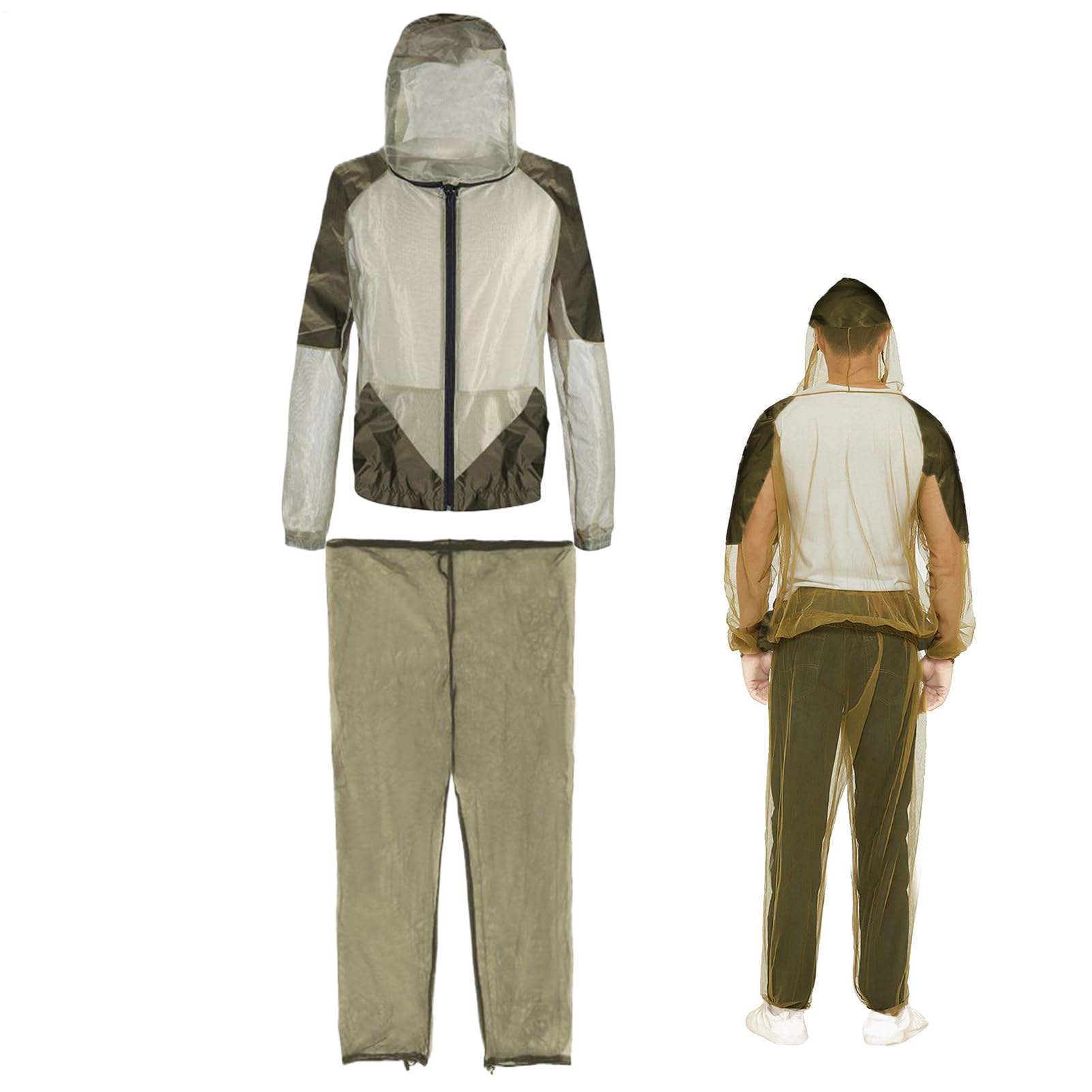 Traje de malla protectora ligera para evitar insectos en senderismo 8
