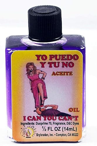 MW 1 PIEZA BRYBRADAN I CAN YOU CAN'T SPIRITUAL ACEITE YO PUEDO Y TU NO ACEITE ESPIRITUAL 12 FL OZ 14.7ML