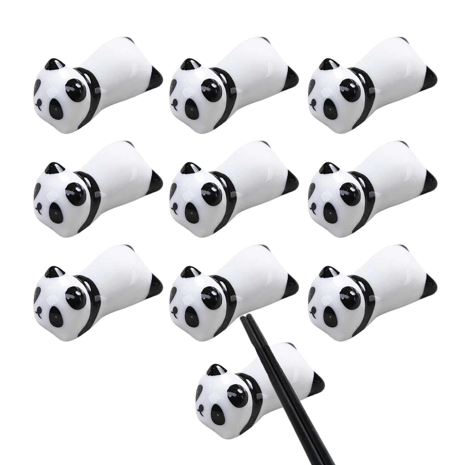 MRKU Chopstick Rest Chopsticks Holders Restaurant Ceramic,Spoon Fork Stand For Home Chop Sticks,Dinner,Desktop Decorations,Easy To Clean Forks,Spoons