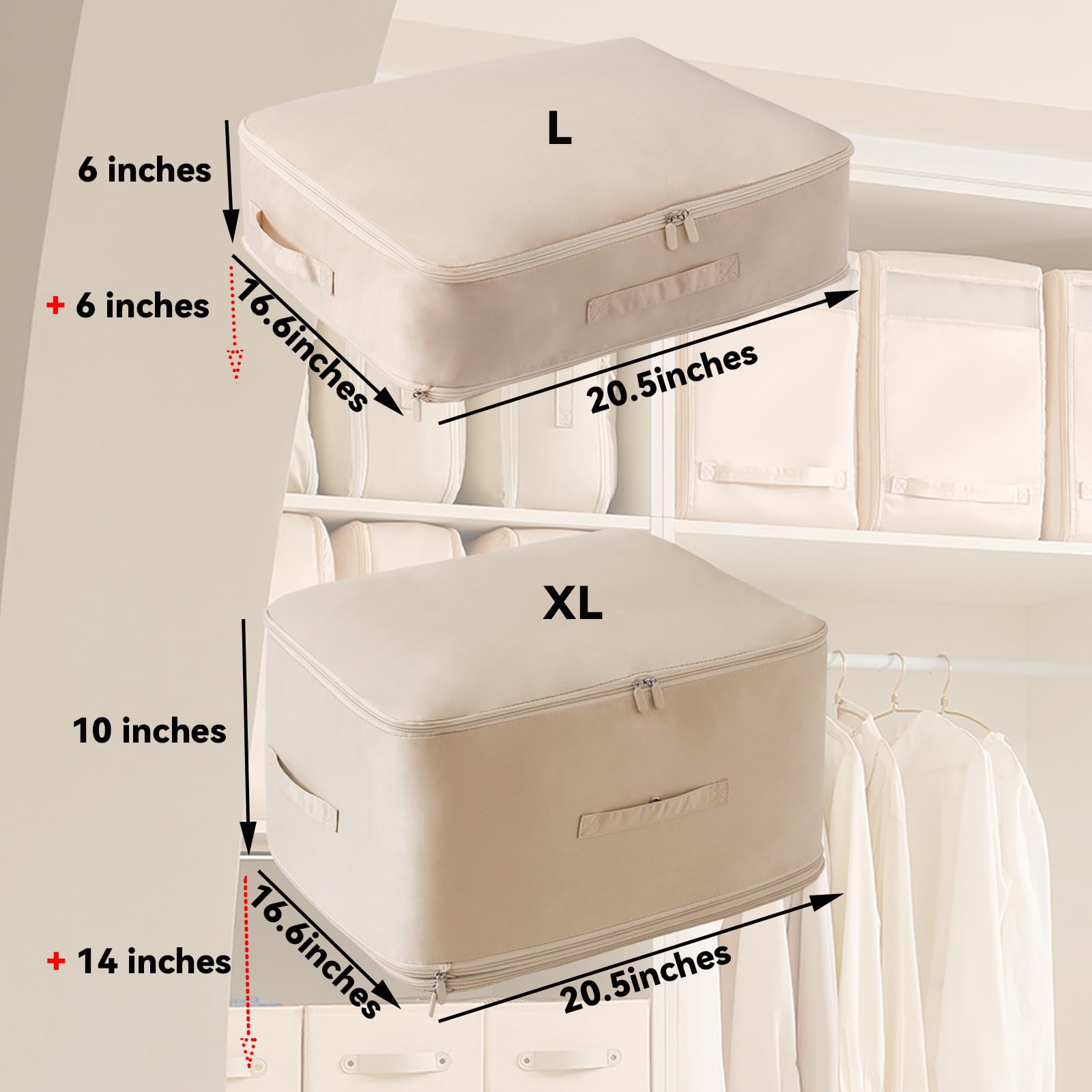 Ultra Space Saving Self Compression Organizer, Self Compression Moving Organizer Bags for Down Quilt Down Clothes, Bedding - Image 2