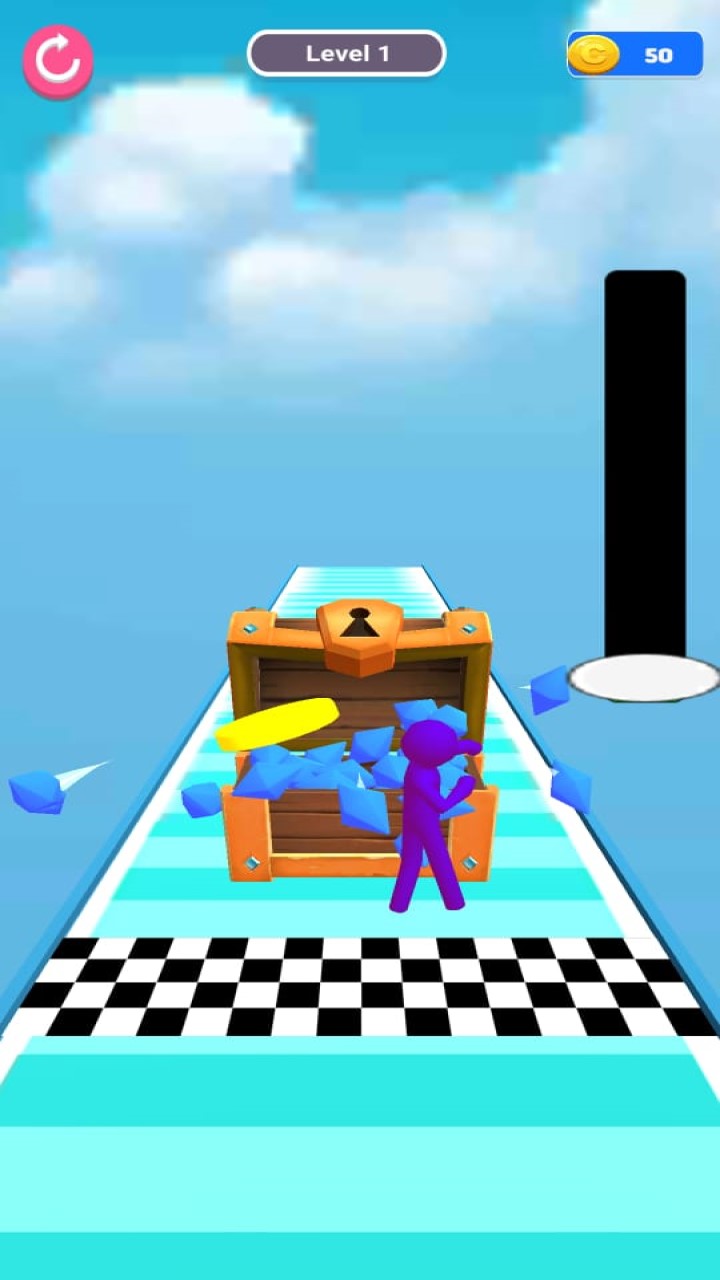 Tall and Scale Man Run 3D Casual Games Small Man Flip Hero Game Free