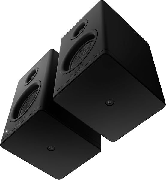NZXT Relay Speakers Black デスクトップサイズ アンプ内蔵 PCスピーカー AP-SPKB2-JP SP1103 - 4