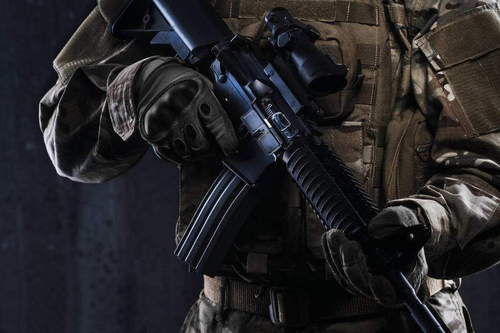 Military Tactical Gloves Army Airsoft Paintball Motorcycle Riding Gloves Full Finger Gloves : Sports & Outdoors