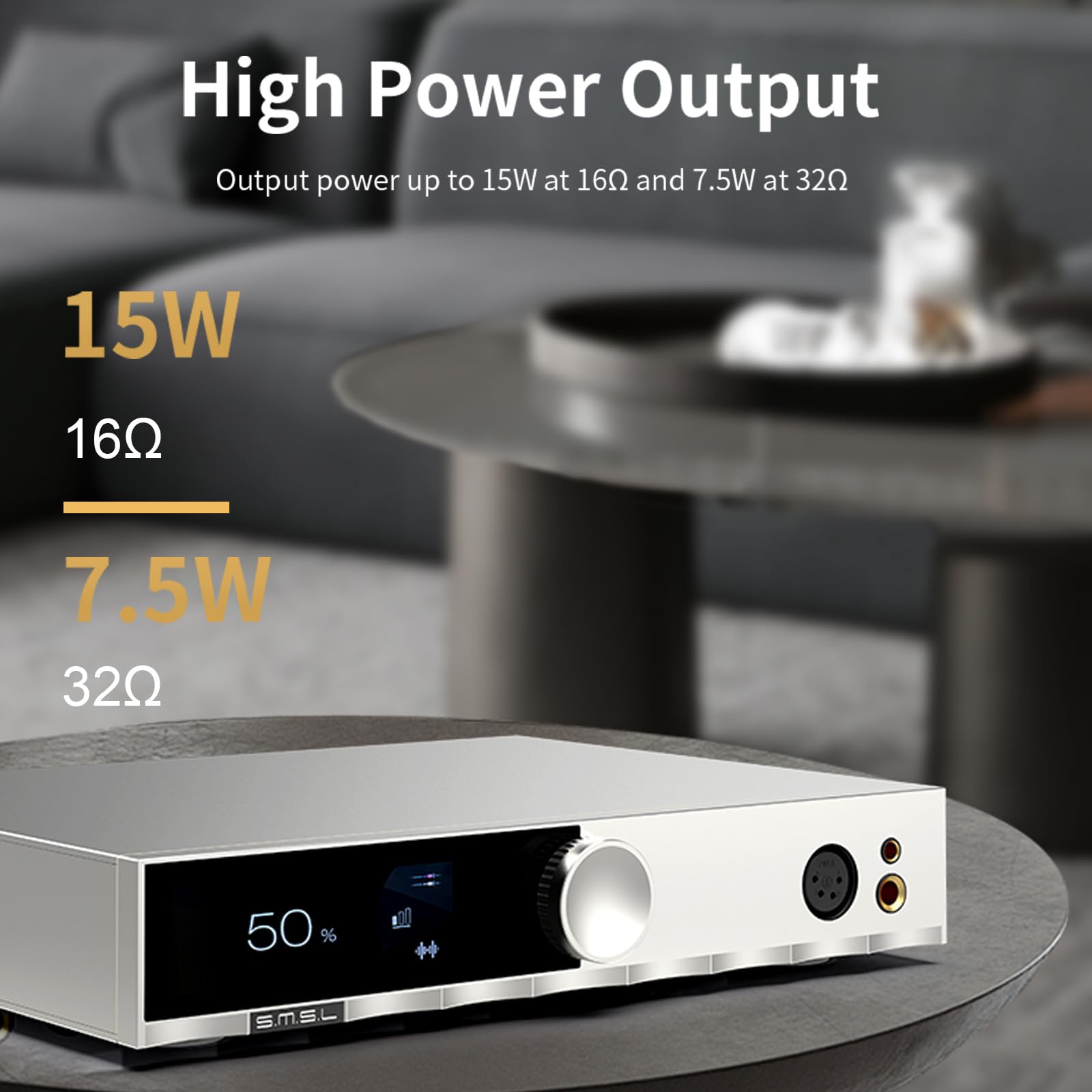 Amazon | S.M.S.L H400 ヘッドフォンアンプ & プリアンプ 1000mW x 2