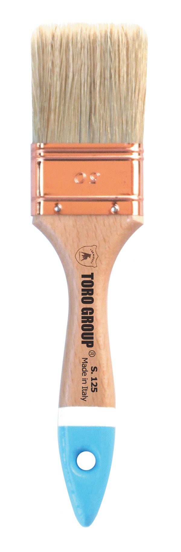 Brocha cuadrada rubia M CO madera s 125 mm 60 unidades 12
