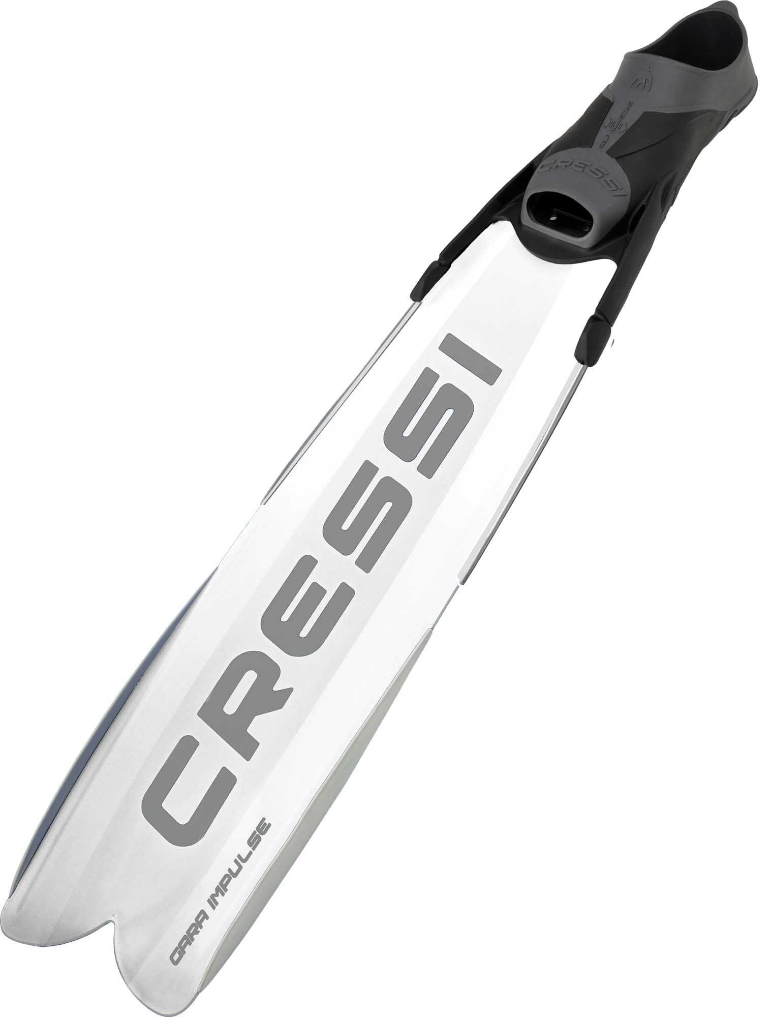 Cressi Gara Modular Impulse Turbo Aletas de Bolsillo de Hoja Larga para pie Completo, Unisex